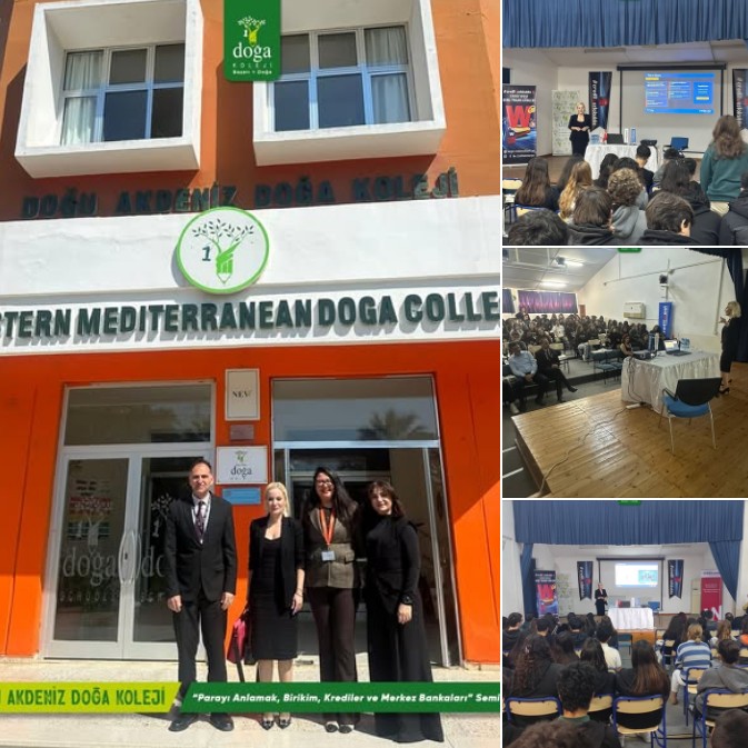 Okulumuzda t-MBA dersi kapsamında lise öğrencilerimize yönelik “Parayı Anlamak, Birikim, Krediler ve Merkez Bankaları” başlıklı bilgilendirici bir seminer gerçekleştirildi