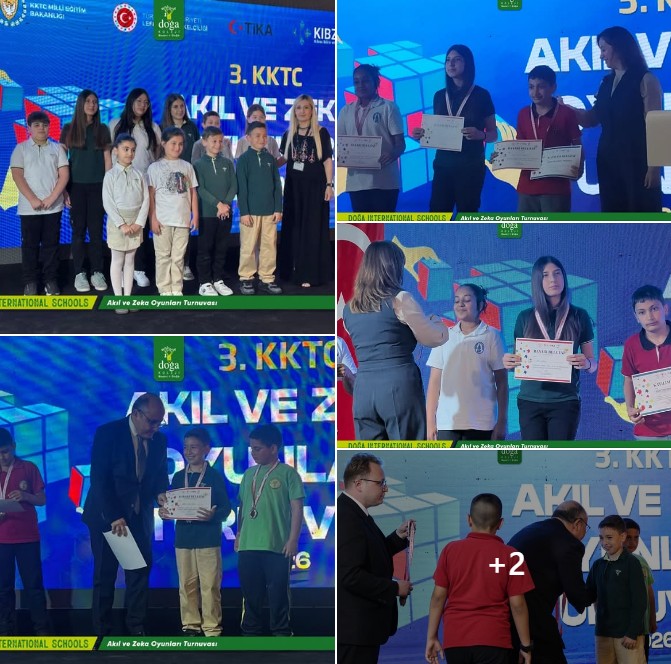 Doğa International Schools Öğrencilerinden Akıl ve Zeka Oyunları Turnuvasında Büyük Başarı