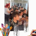 Bugün okulumuzun sanat sokağı renklerin ve hayal gücünün buluşma noktası oldu
