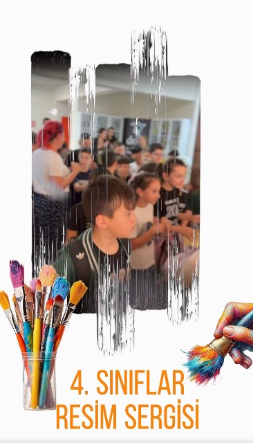 Bugün okulumuzun sanat sokağı renklerin ve hayal gücünün buluşma noktası oldu