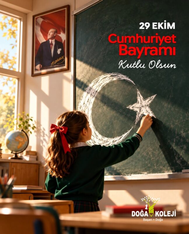 Cumhuriyetimizin ışığında, nice gururlu yıllara!